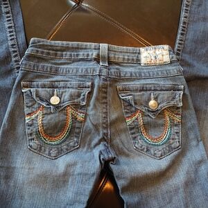 True Religion straight leg jeans size 27x32